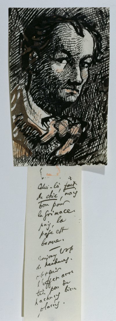 Self Portrait by Charles Pierre Baudelaire